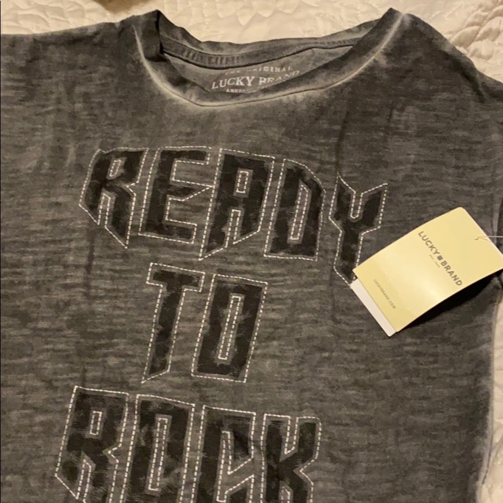 Lucky Brand T shirt girl size 4/5 new with tag